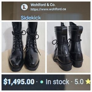 DAKOTA SideKicks  Leather Boots /NEW / 7